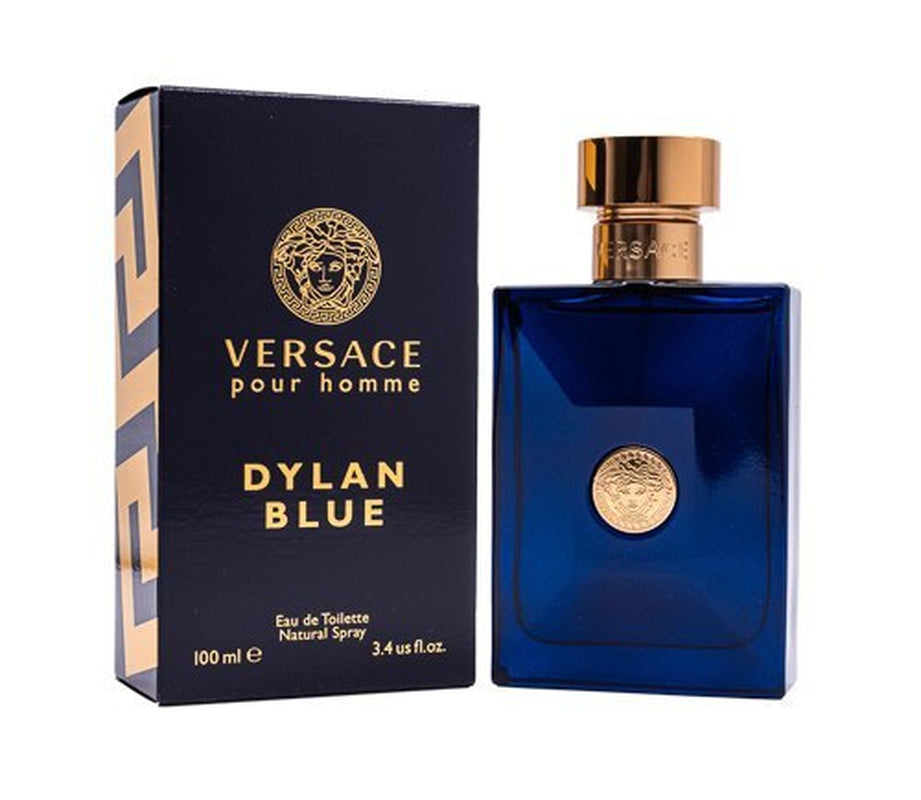 Versace Pour Homme Dylan Blue by Versace 3.4 Oz EDT Cologne for Men New in Box