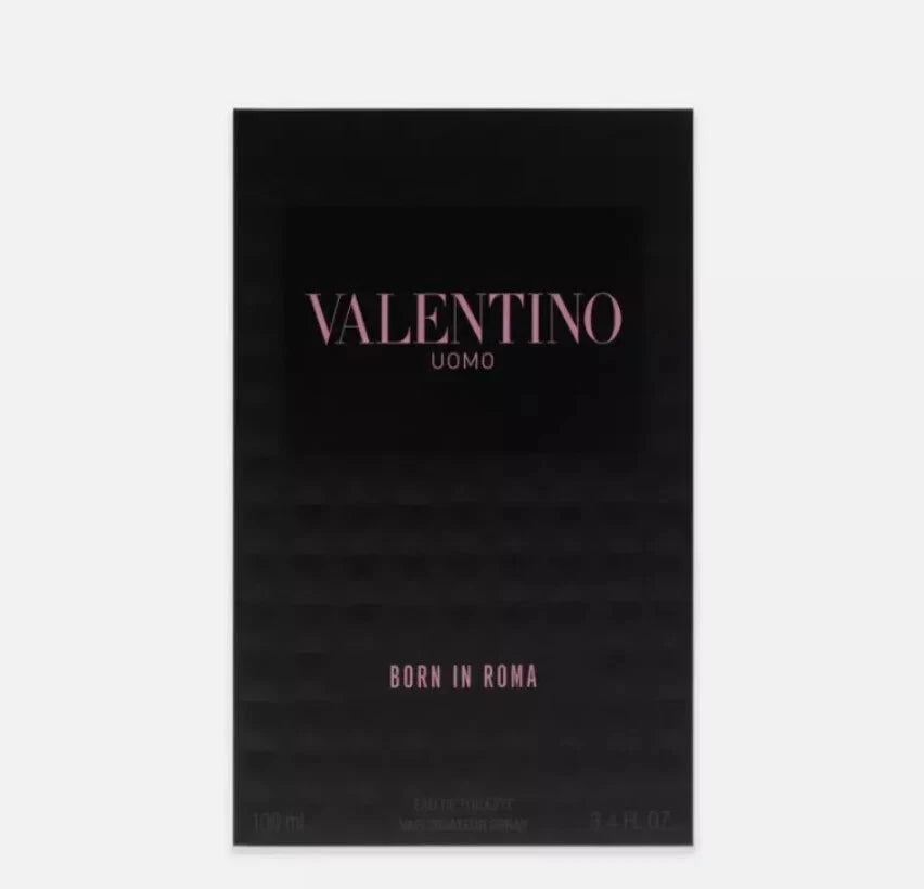 Valentino Uomo Born In Roma EDT 3.4 oz Cologne for Men New In Box Free Shipping