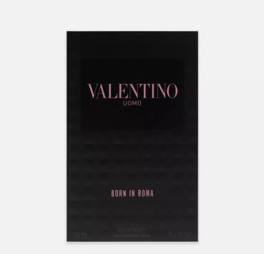 Valentino Uomo Born In Roma EDT 3.4 oz Cologne for Men New In Box Free Shipping