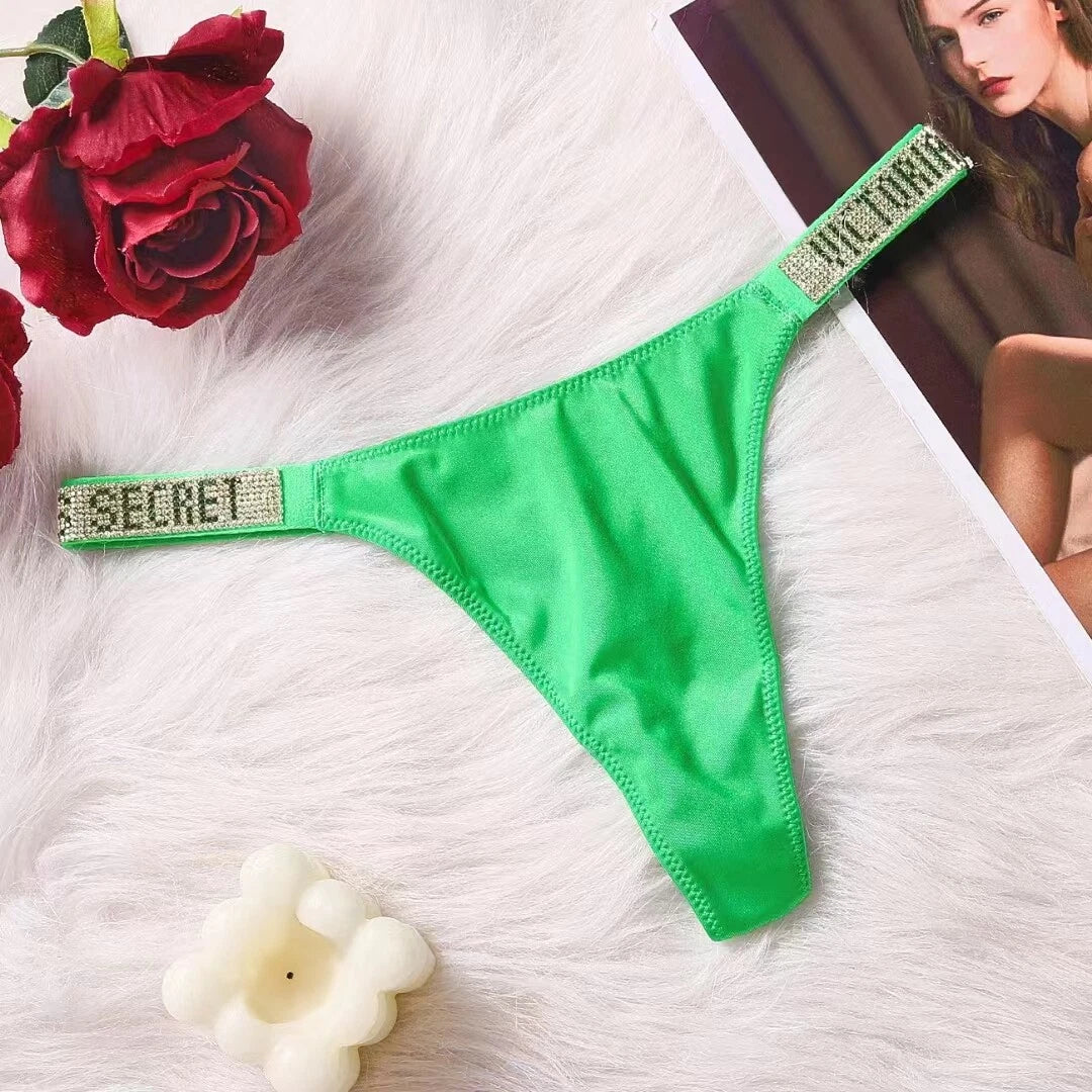 Victoria Secret VERY SEXY Shine Strap Lace or Brazilian Panty or Thong Panty