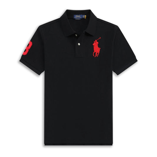 Polo Ralh Laurn Men's Custom Slim Fit Mesh Polo Shirt Big Horse (All Size)