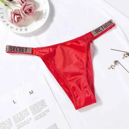 Victoria Secret VERY SEXY Shine Strap Lace or Brazilian Panty or Thong Panty