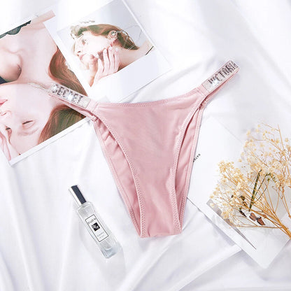 Victoria Secret VERY SEXY Shine Strap Lace or Brazilian Panty or Thong Panty