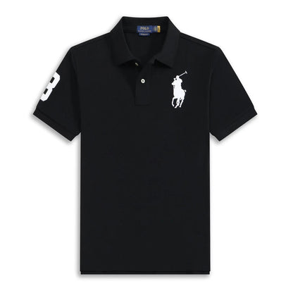 Polo Ralh Laurn Men's Custom Slim Fit Mesh Polo Shirt Big Horse (All Size)