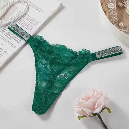 Victoria Secret VERY SEXY Shine Strap Lace or Brazilian Panty or Thong Panty